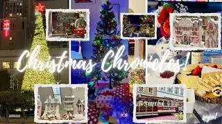 Christmas Journal 🎄 mini xmas village 🏡 , baking👩‍🍳, lights✨, movie🍿