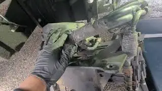 HOW TO CHANGE DEF HEATER LINE ON HINO 195 CAB OVER