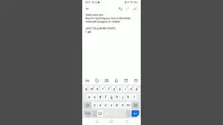 Download Minecraft Dungeon On Mobile! (First time)