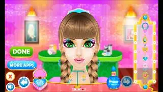 Play Fun Makeover Games For Girls - Girl Make UP - Hair, Nails & Spa