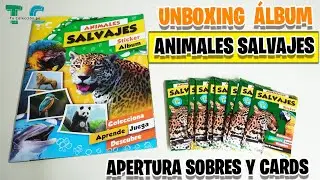 Álbum de ANIMALES SALVAJES 2023: Unboxing Colección Educativa Editorial TuColeccion.pe (Perú)