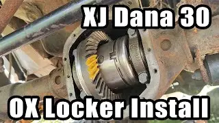 Установка блокировки дифференциала Dana 30 Ox Locker на Jeep XJ 1989 года.
