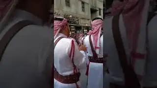 فرقة معان للفنون الشعبية الأردنية سوق واقف Jordanian folklore band in Souq Waqif