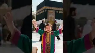 Hearts Aligned 🕋 | Children&rsquo;s Journey Toward the Kaaba in Faith 🌟