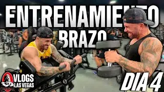 ENTRENAMIENTO DE BRAZO EN NEWTECH GYM! | VLOG DIA 4 EN LAS VEGAS ⭕