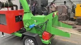 Forestry Whole Tree Drum Chipper