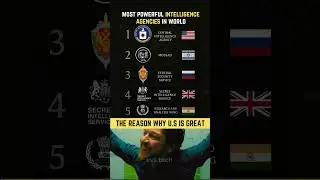🕵️&zwj;♂️ Top 5 Most Powerful Intelligence Agencies in the World 🌍🔍 #Shorts