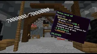 Getting Mining 60 by Mining Coal (Hypixel Skyblock)