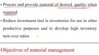 Civil Engineering project Management : Materials Management - Part 1