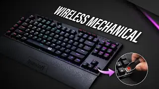 TKL Mechanical Gaming Keyboard With Hot Swappable Switches | Redragon Vishnu K596 Unboxing