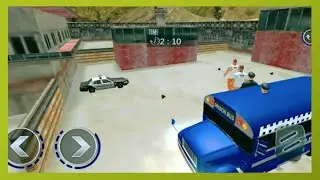 Offroad US Police Transporter Bus Driving Simulator #Level 4 - Android Gameplay