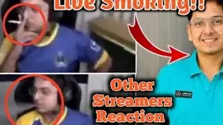 MORTAL SMOKING ON LIVE STREAM 😟😟😟😟😟😟