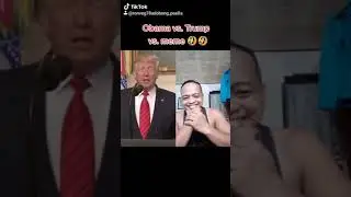 Obama vs. Trump (Tiktok duet reaction) This only a meme