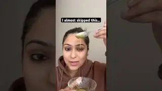 I Almost Skipped This Face Mask | Simple Winter Glow Routine #ytshorts