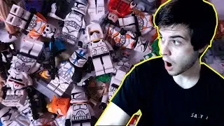 Massive Free LEGO Clone Haul Unboxing! (Rare Minifigures)