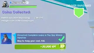 (Creative) Complete Tasks in The Spy Within Matches - Fortnite
