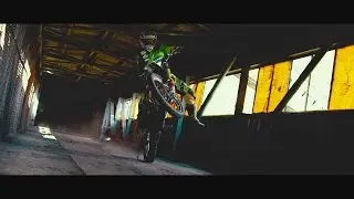 Enduro freeride through abandoned coal mine