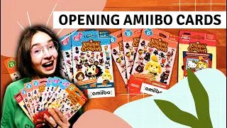 Opening Animal Crossing Amiibo Cards for the First Time! | Unboxing ACNH Amiibo Cards