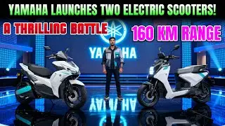 YAMAHA Два новых электроскутера — EC 06 и AEROX E — EV Bro