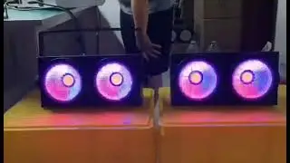 2X100W auxiliary light horse racing effect COB blinder , www.desonlight.com