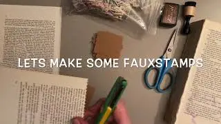 How to make fauxstamps