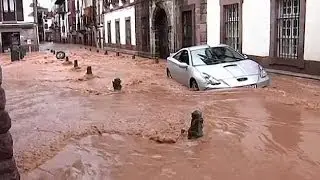 Holiday mood sinks in northern Spain as a level one flood alert is declared