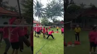 GAME VOLLY TAPLAK | OUTBOND | TEAMBUILDIING