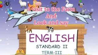 2nd std English Term-3 Unit-1 A visit to the Farm, Let us recall and Look and say TN Samacheer Kalvi
