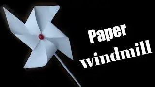 How to make a wind turbine with paper