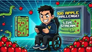 🐍 100 Apples Challenge! Google Snake Game World Record? 🍎😱 #shorts