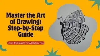 Mesmerizing Butterfly Zentangle | Relaxing Ink Drawing #howtodraw #drawingtutorial