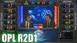 Team Immunity vs Avant Garde | Round 2 Day 1 Oceanic Pro League Spring 2015 | IM vs AV