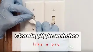 How to clean a light switch