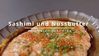 Sashimi von Marco D'Andrea: Lachs mit Nussbutter-Vinaigrette und Forellenkaviar | DER FEINSCHMECKER