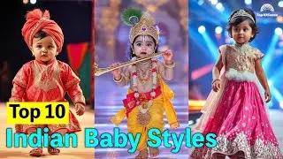 Top 10 Baby Fashion Styles in Indian Outfits (2025) 🇮🇳