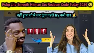 Pubg Lite Smooth Hitman Set Redeem Code Today 😲 | Pubg Lite New Year Redeem Code Today 😍