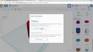 Как делиться дизайнами в Tinkercad