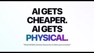 AI Gets Cheaper. AI Gets Physical. What NVIDIA, Boston Dynamics & Meta Just Revealed