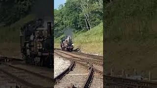 BR 4MT 80151 and LBSC 72 &lsquo;fenchurch&rsquo; running light engine into Horsted Keynes (the bluebell railway)