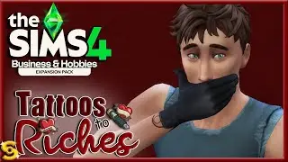 💰 Tattoos to Riches Challenge | The Sims 4 Business and Hobbies | Part 2 🖋