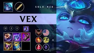 Vex Mid vs Akali - NA Grandmaster Patch 26.02