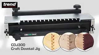 The Trend CraftPro Dovetail Jig 300m 1/4-Inch Shank