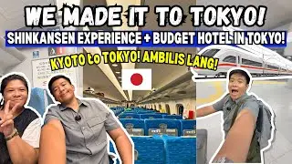 FIRST TIME in TOKYO, Japan: Shinkansen Experience + Budget Friendly Hotel in Tokyo  🇯🇵