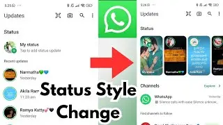 How to Change Whatsapp Status Style | Whatsapp Status New Style Update | Tamil rek
