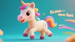 Slow&hellip; Now Fast 2! 🐴 Baby Horse Zooms Again 🏇 Fun for Kids