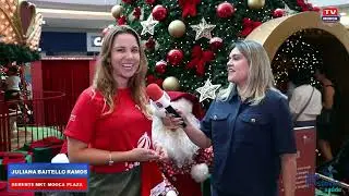 Papai Noel chegou no Mooca Plaza Shopping