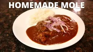 HOMEMADE CHICKEN MOLE WITH RICE | MOLE RANCHERO RECIPE