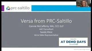 AT Demo Days: PRC-Saltillo: Versa from PRC-Saltillo