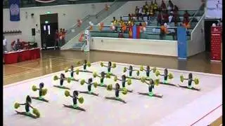 Singapore Gymnastics Gymfest 2012 - CHIJ St Nicks Primary School - La La Exercise