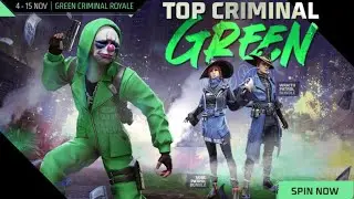 SMAXG | TOP CRIMINAL GREEN | GREEN CRIMINAL ROYAL PRIZES VIEW | GREEN CRIMINAL RETURN IN FREE FIRE